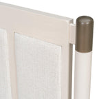 Solid Wood King Bed with Heavy Duty Support.