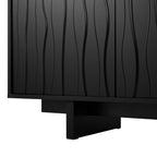 Retro Style Rustic Wood Grain TV Stand for 75' TVs.