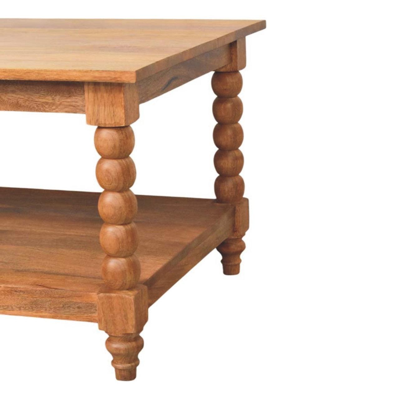 Buy Barley Twist Coffee Table - Solid Mango Wood.