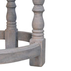 Solid Wood Rustic Charm Stool for Dining Room Use.