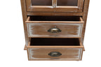 Rustic Wooden Storage Cabinet for Living Room & Bedroom.