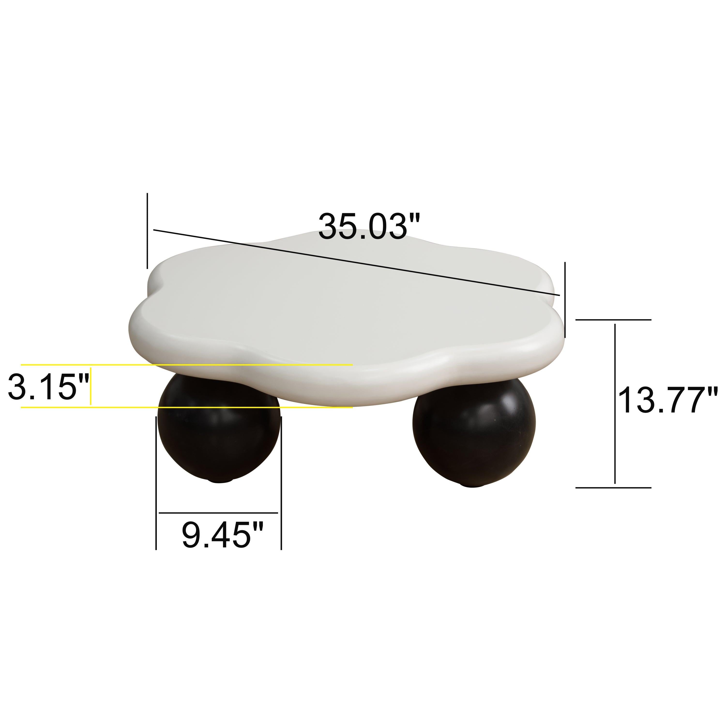 Cloud Shaped Coffee Table - Modern Minimalist Design.