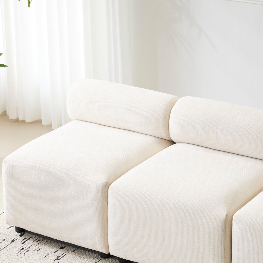 Evelyn 78 in. Modular Sofa Sectional for Living Rooms.