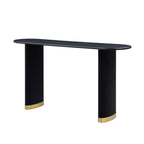 Modern Entryway Console Table with Unique Design.