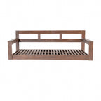 Acacia Wood Porch Swing Daybed Frame for Outdoor Relaxation.