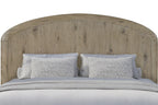 Knotty Oak Queen Panel Bed for Modern Bedrooms.