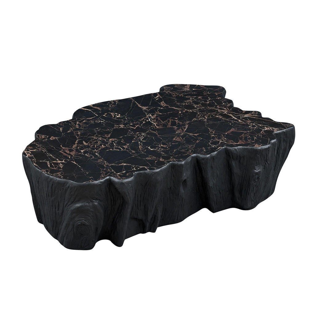Mid-Century Modern Fiberglass Coffee Table for Living Room.