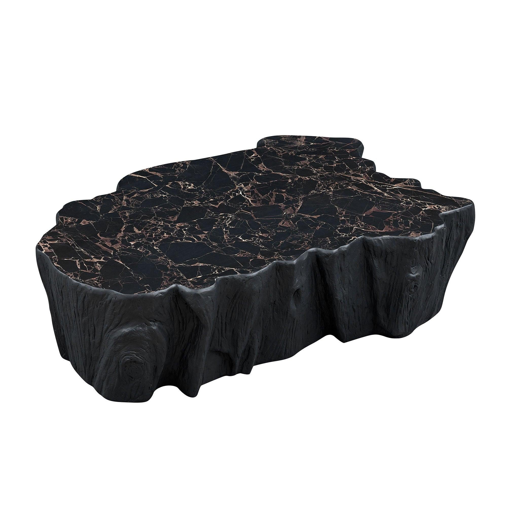 Mid-Century Modern Fiberglass Coffee Table for Living Room.