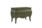 Pistachio Bombe Chest for Storage and Style.
