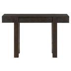 Rustic Console Table with Power Outlet and Hidden Drawer.