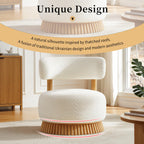 Modern Farmhouse Armless Chair for Living Room and Bedroom.
