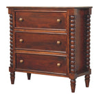 Solid Wood Barclay 3 Drawer Chest - Solid Wood 3 Drawer Chest.