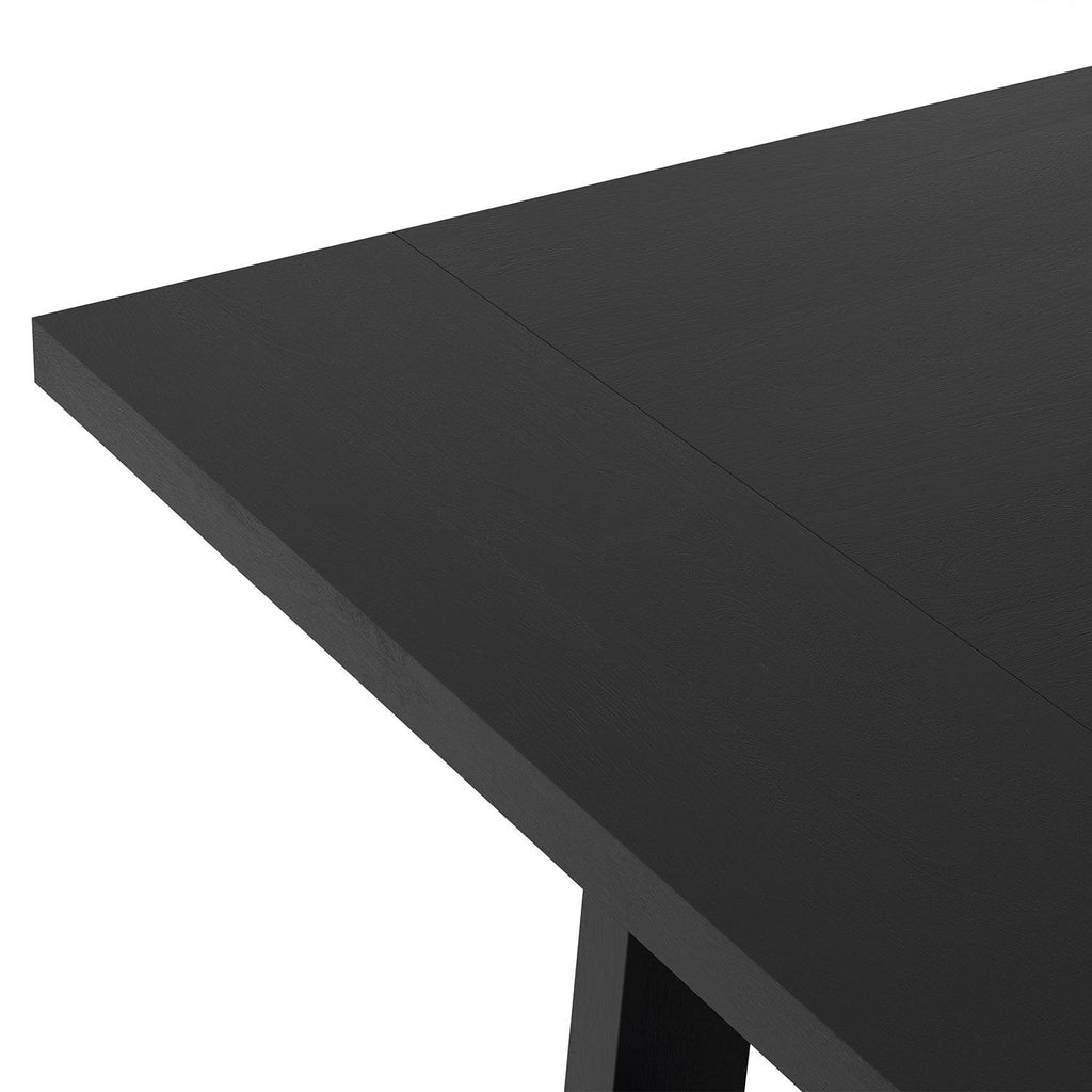 Whitley Black Wooden Dining Table.