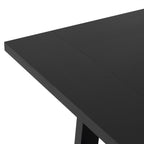 Whitley Black Wooden Dining Table.