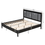 Solid Wood King Bed with Heavy Duty Support.