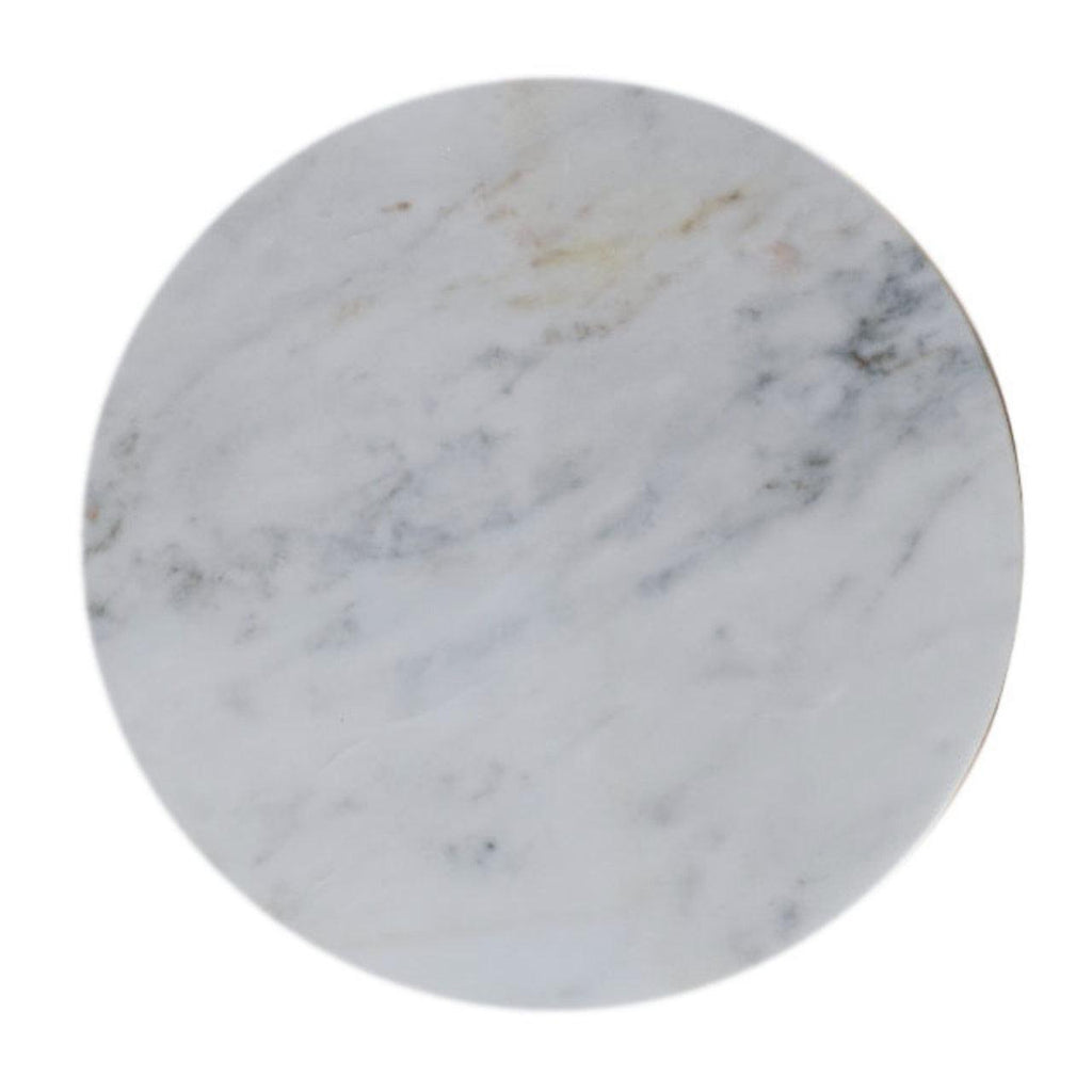 Solid Wood Marble Top Bulla Side Table for Modern Living.