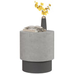 HOMCOM Lightweight Round Side Table for Indoor & Outdoor Use.
