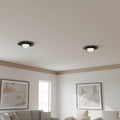 12 inch Square Black Integrated LED Flush Mount.