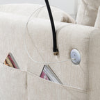 Versatile L-Shaped Sectional Sofa with Storage Ottoman.