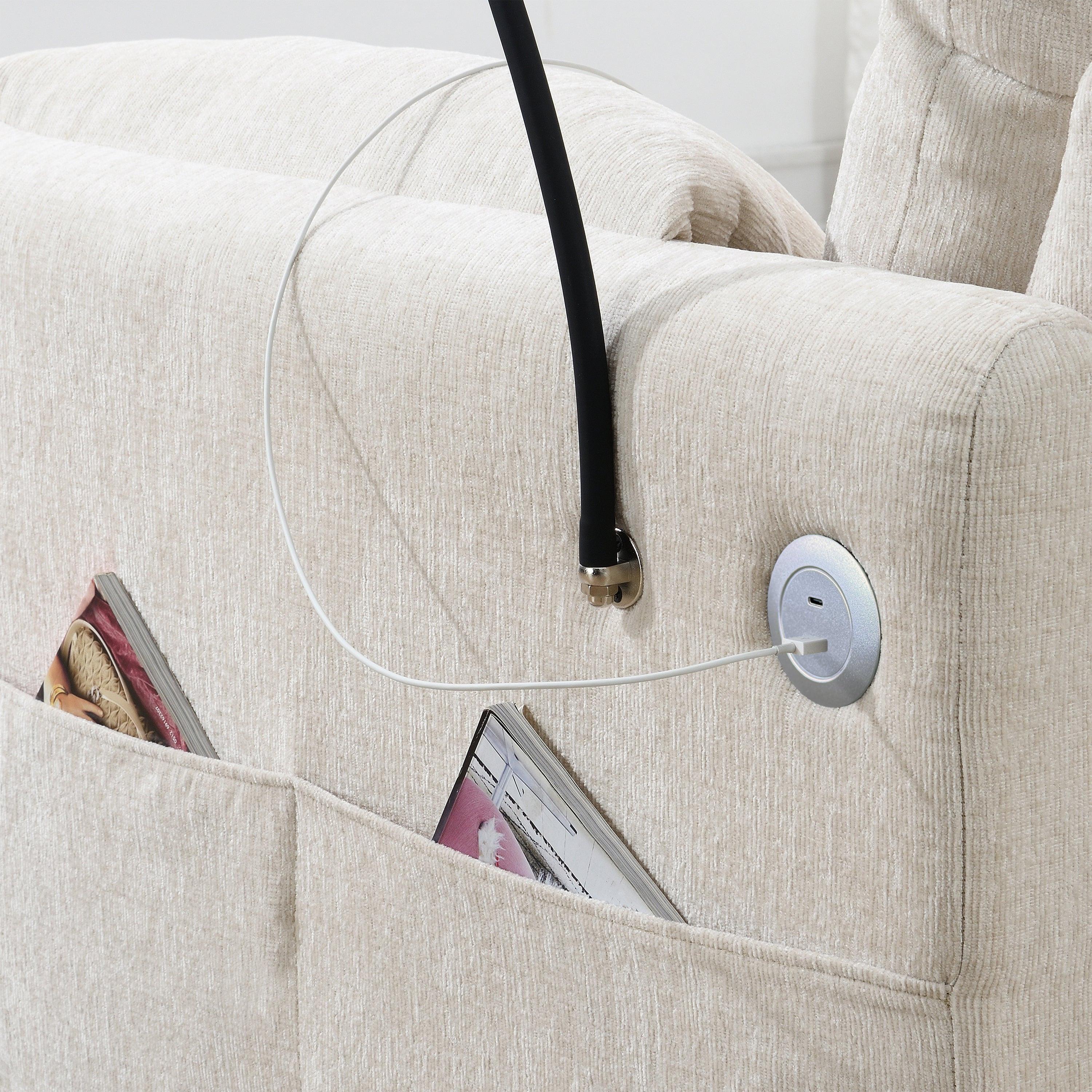 Versatile L-Shaped Sectional Sofa with Storage Ottoman.
