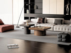 Wood Nesting Coffee Table Set for Versatile Living Room Use.