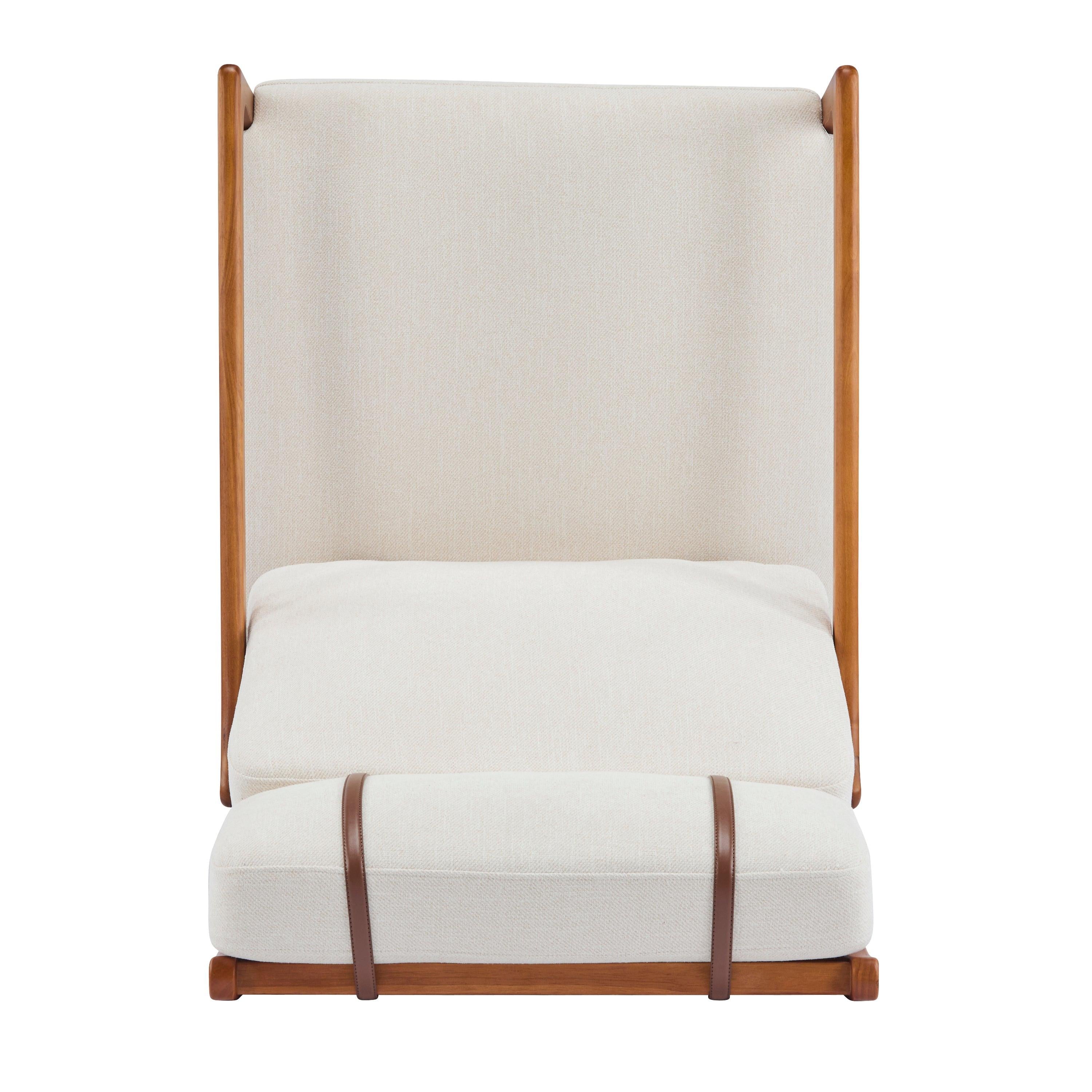 Mid Century Modern Accent Armchair for Living Room.
