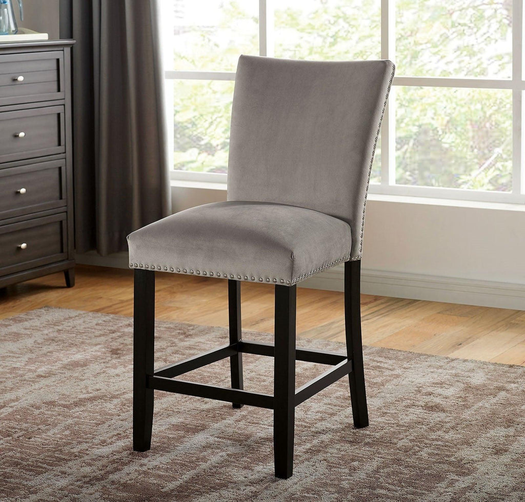 7pc Marble Top Dining Table Set with 6 High Chairs.