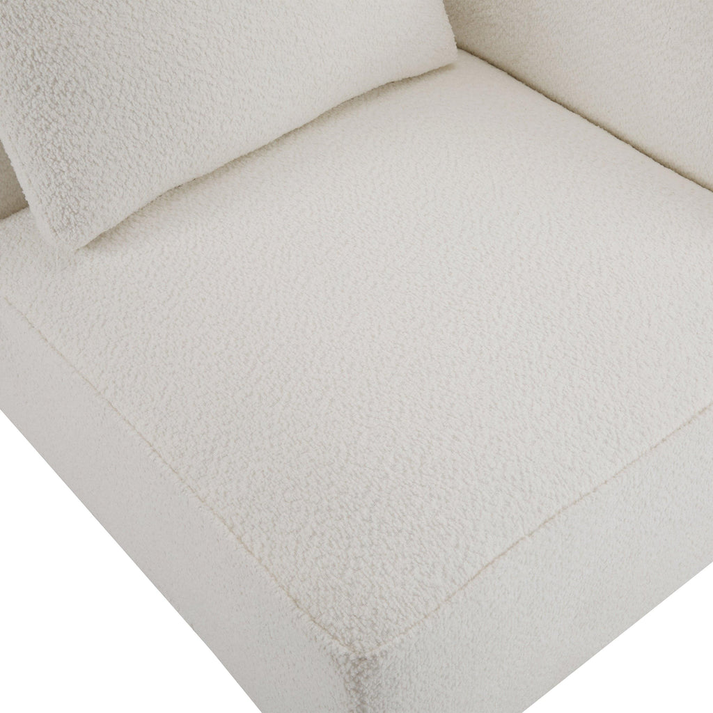 CHITA Modular Sectional Sofa 2-Seater in Beige.