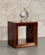 Solis Open California Walnut Side Table