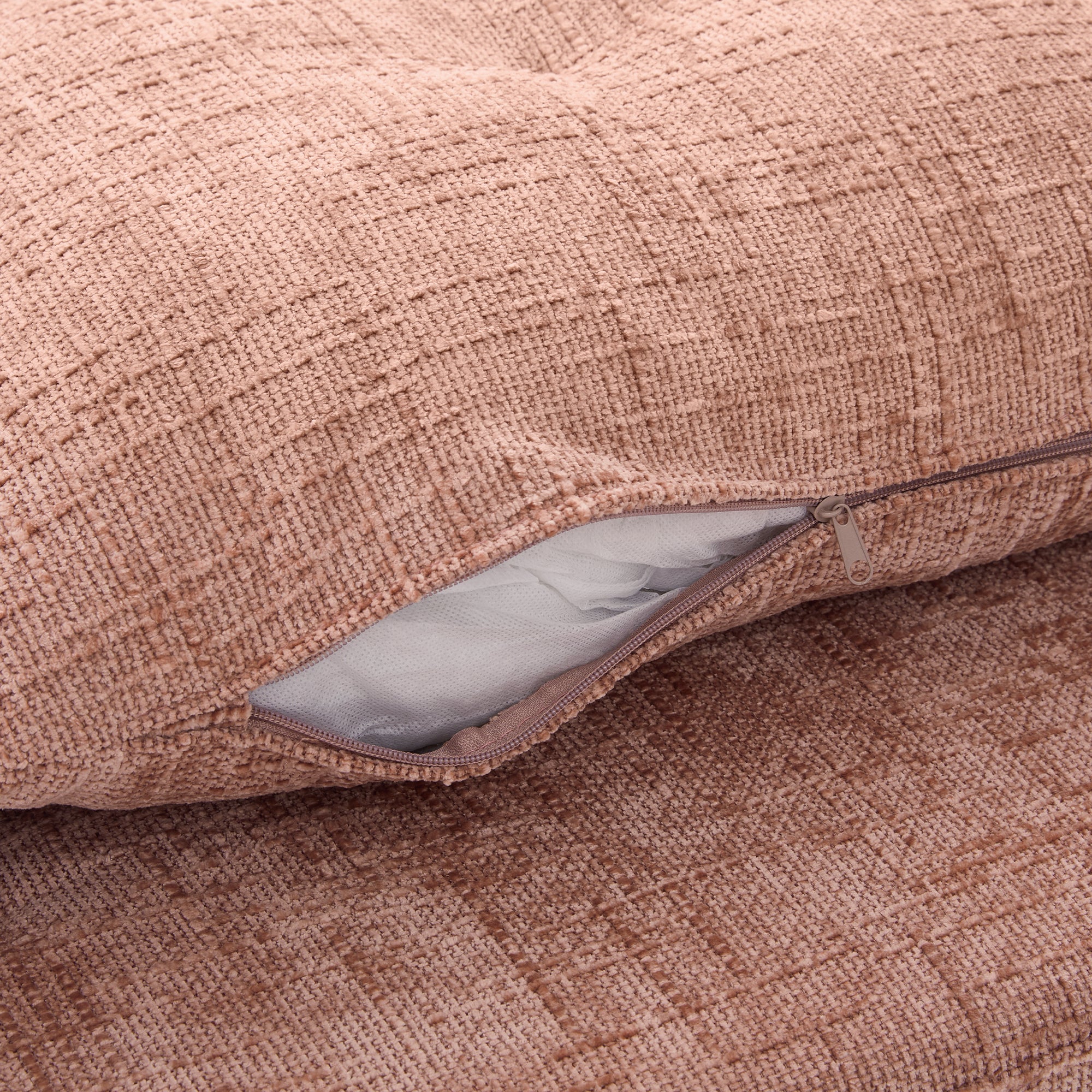 Modern Pink Swivel Barrel Chair with 360° Rotation and Dual-Layer Cushion for Living Room, Bedroom, Office, 36.6' Round Accent Chair in Chenille