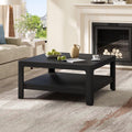 Farmhouse Coffee Table with Soft Rounded Profile.