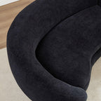 Modern Curved Sofa with Love Heart Design for Living Room.