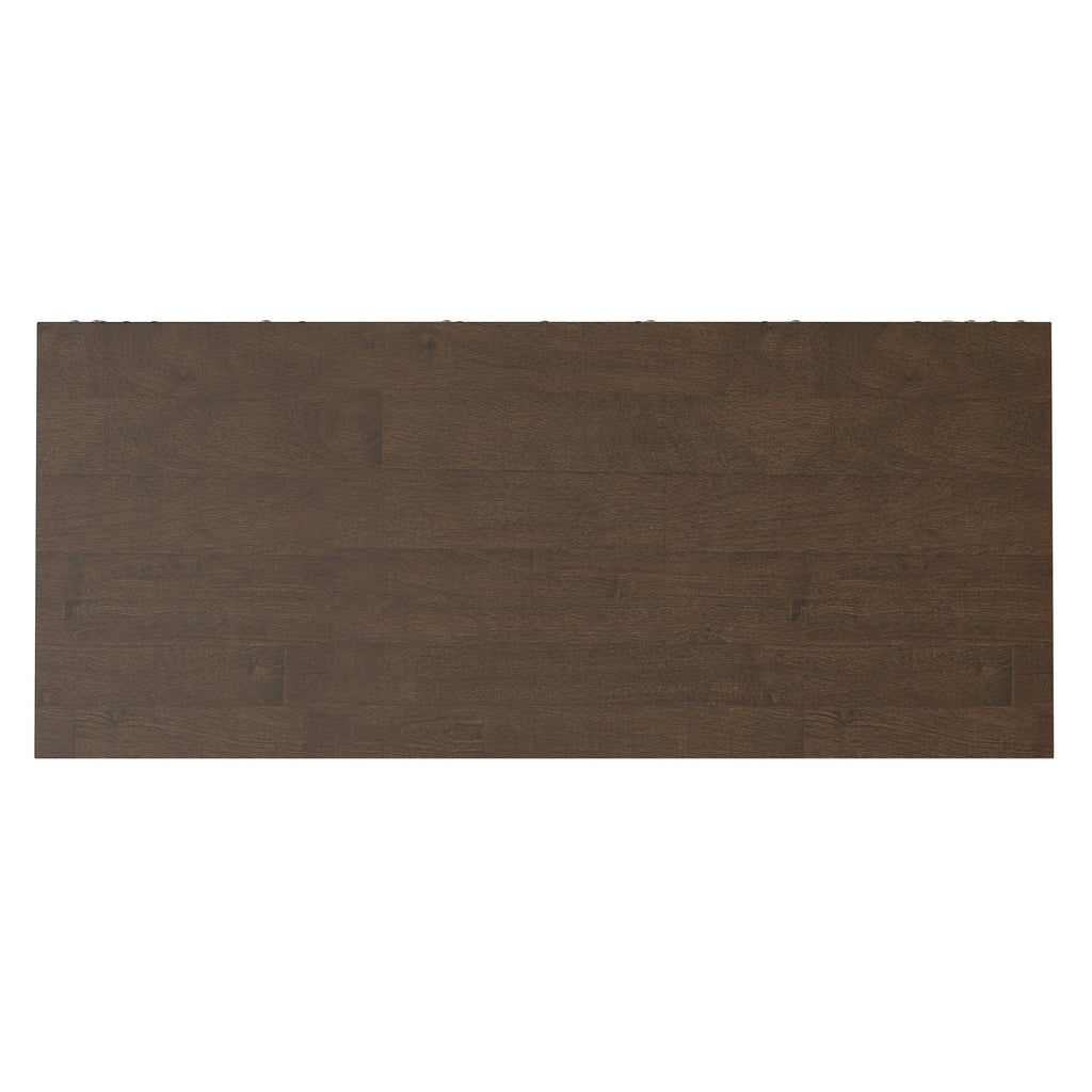 Walnut Brown Sideboard Cabinet - 2 Door Buffet for Storage.