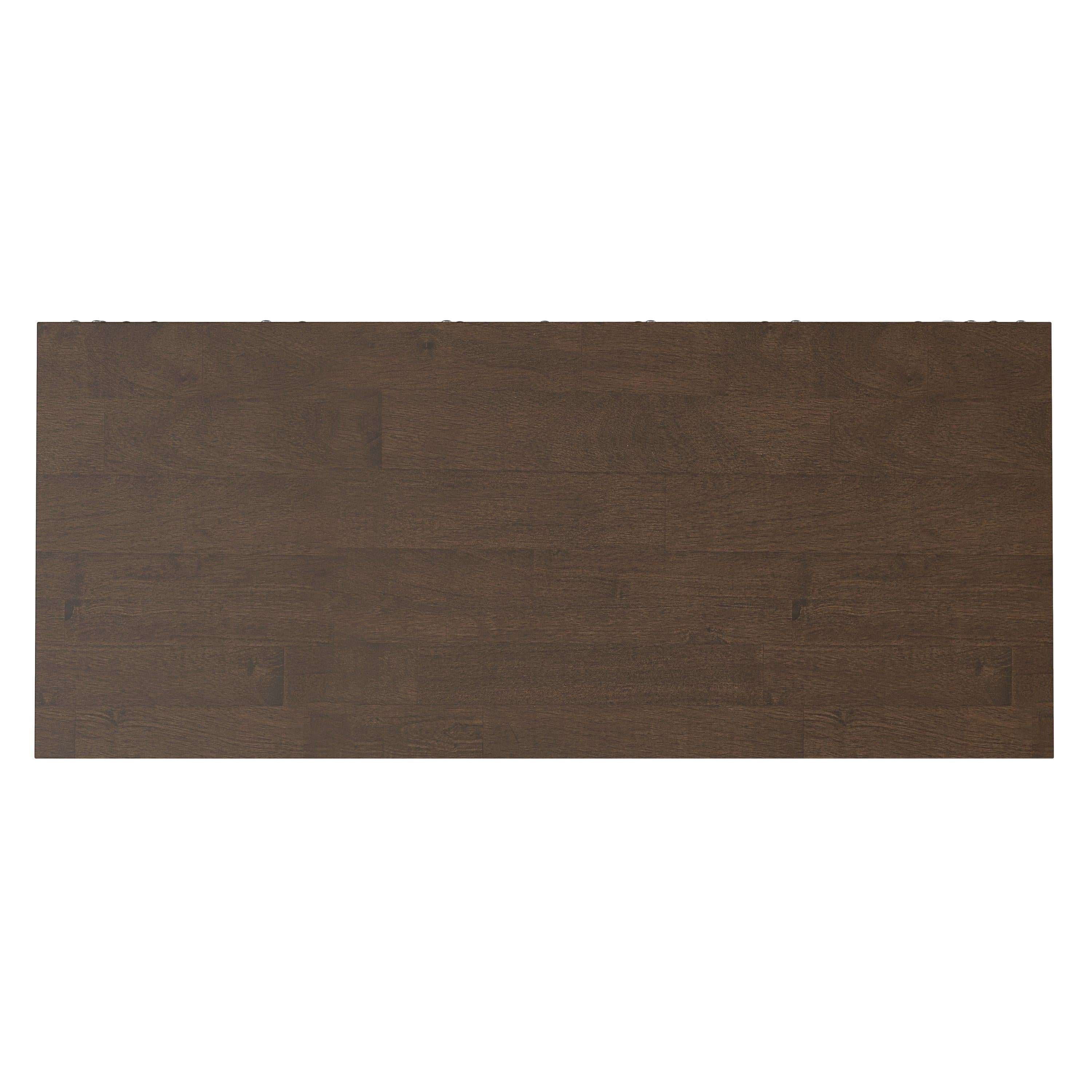 Walnut Brown Sideboard Cabinet - 2 Door Buffet for Storage.