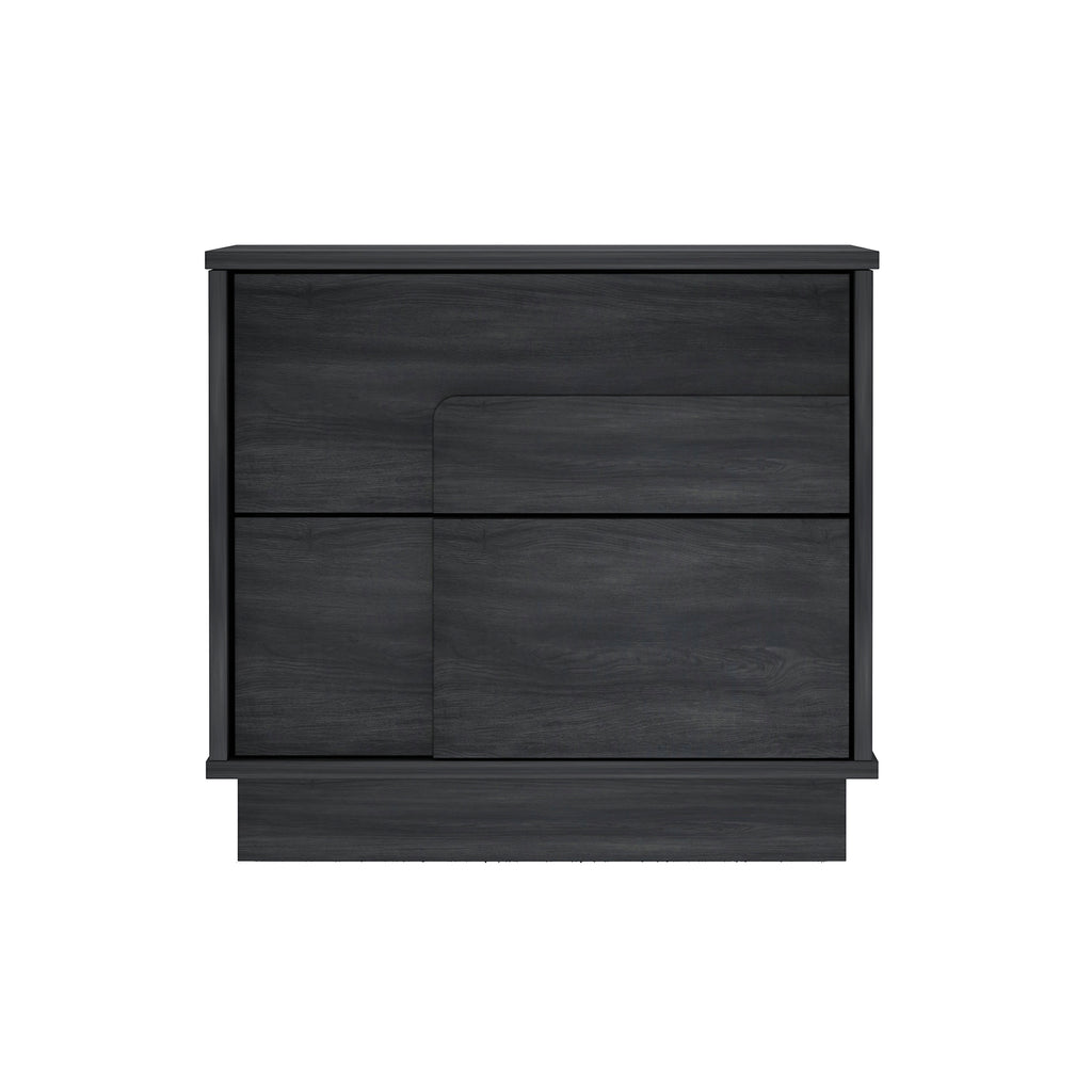 Horizon 22' Nightstand in Charcoal Gray (2-Drawer)