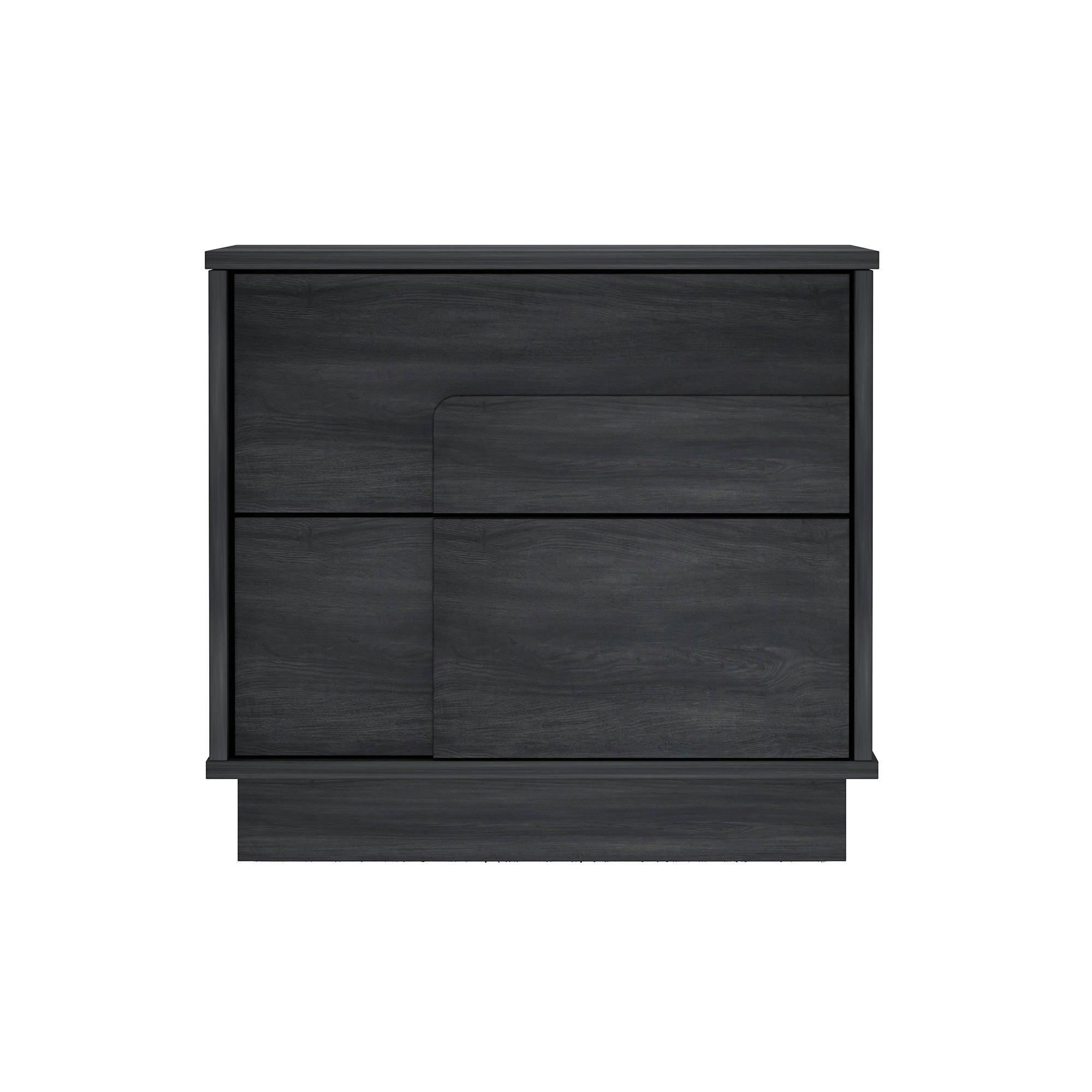 Horizon 22' Nightstand in Charcoal Gray (2-Drawer)