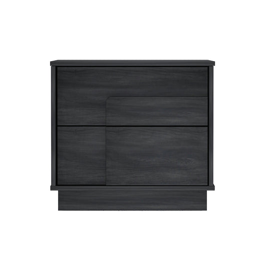 Horizon 22' Nightstand in Charcoal Gray (2-Drawer)