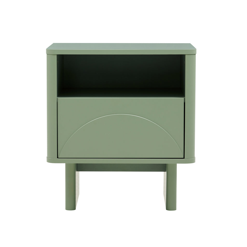 Ella 20' Nightstand in Sage Green (1-Drawer)
