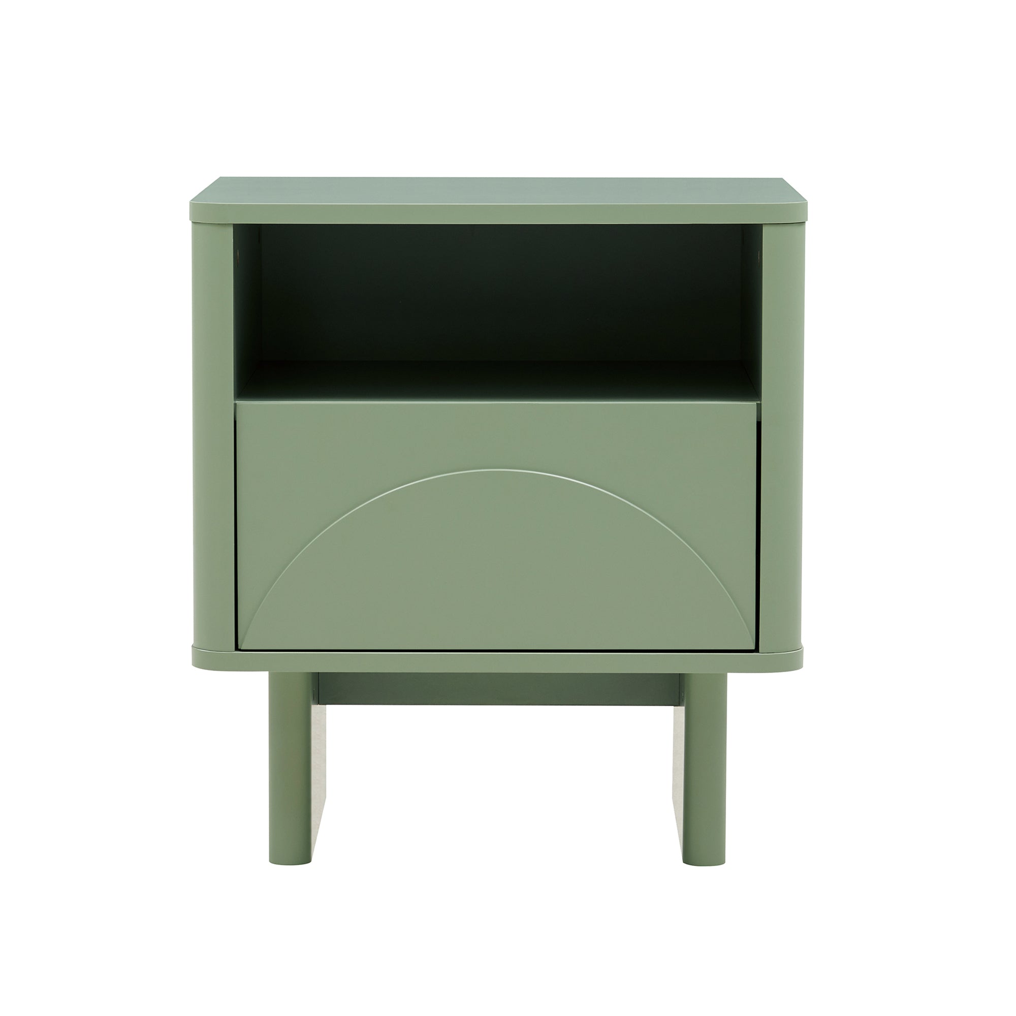 Ella 20' Nightstand in Sage Green (1-Drawer)