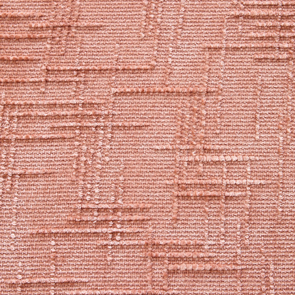 Pink Chenille L-Shaped Sofa Perfect for Living Room.