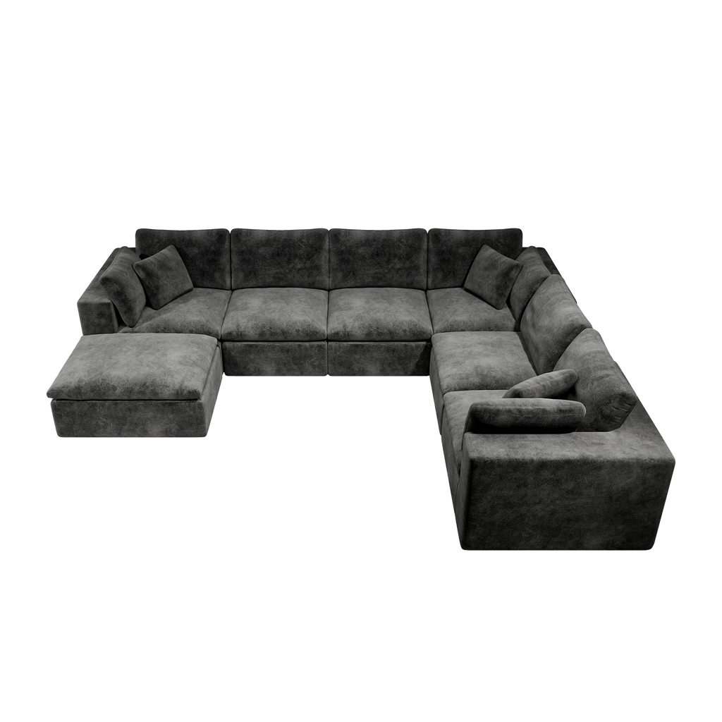 Modular Sectional Sofa - Upholstered Couch for Any Space.