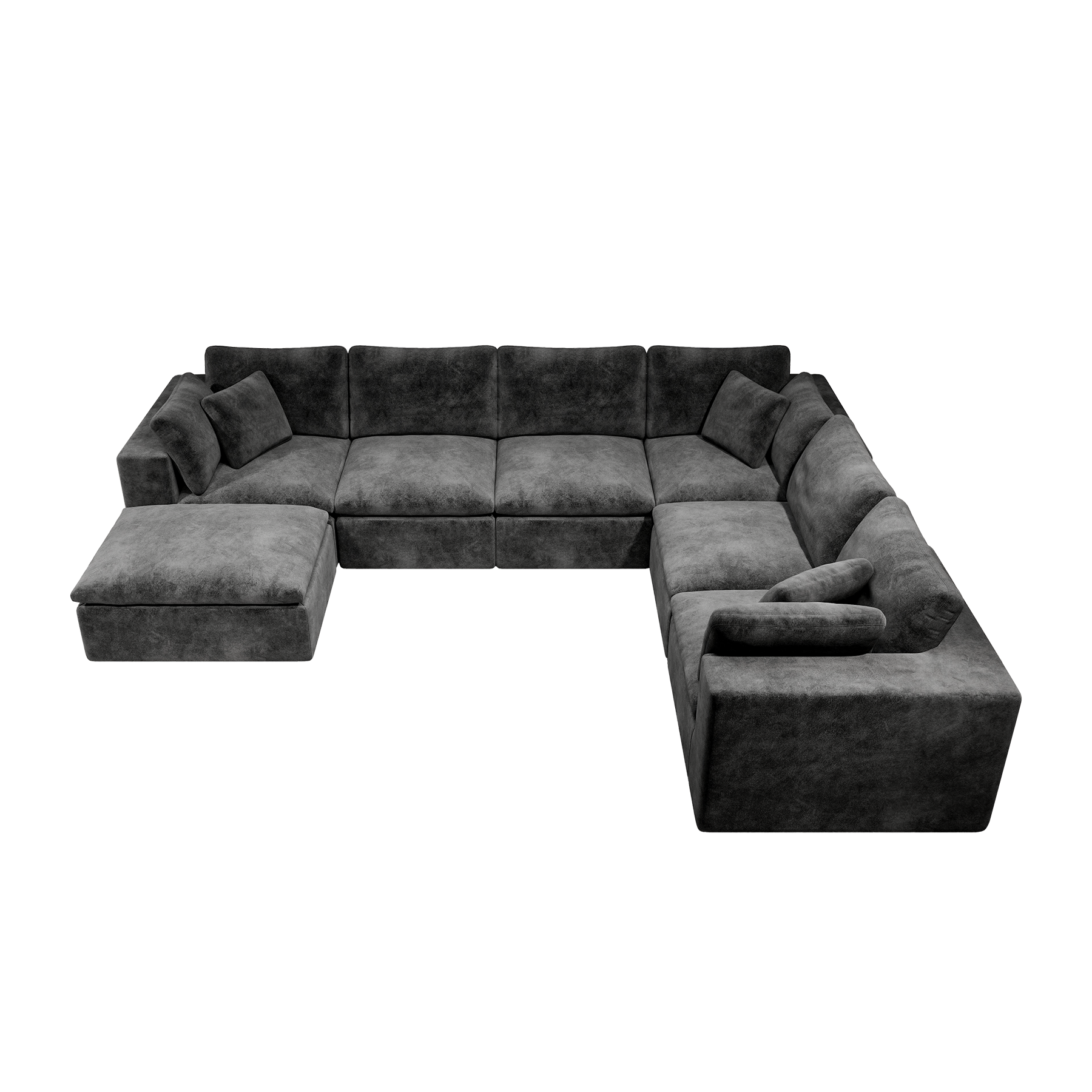 Modular Sectional Sofa - Upholstered Couch for Any Space.