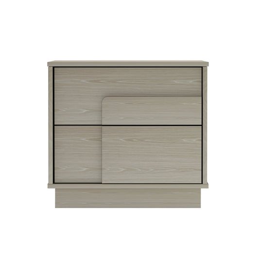 Horizon 22' Nightstand in Whitewashed Oak (2-Drawer)