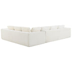 Minimalist Modular Sectional Sofa with Wrinkle-Resistant Fabric.