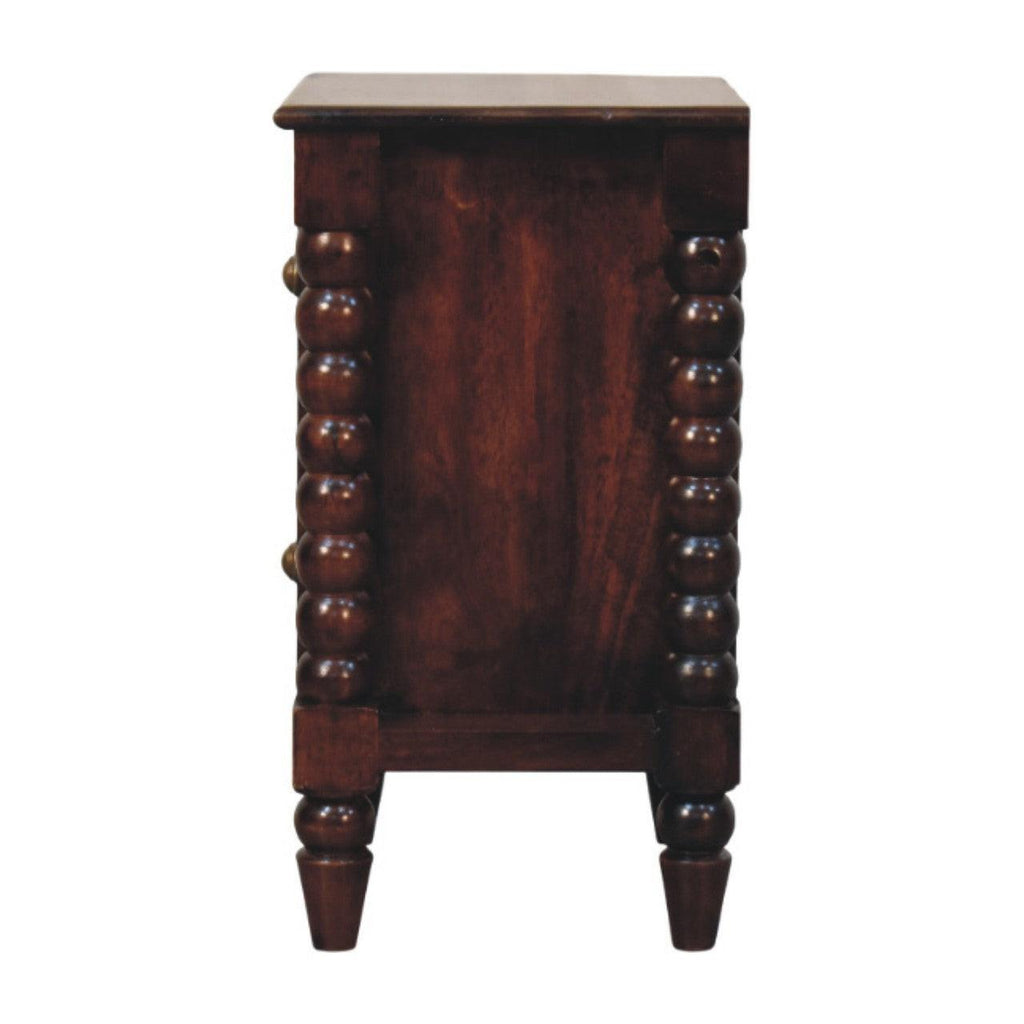 Solid Wood Bexley Spindle Bedside Table.