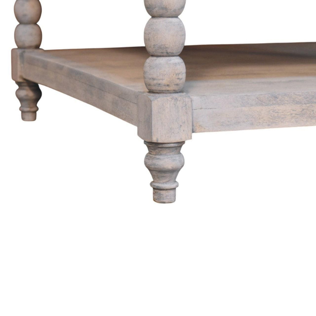 Wood Coffee Table - Solid Wood Barclay Acid Wash Design.