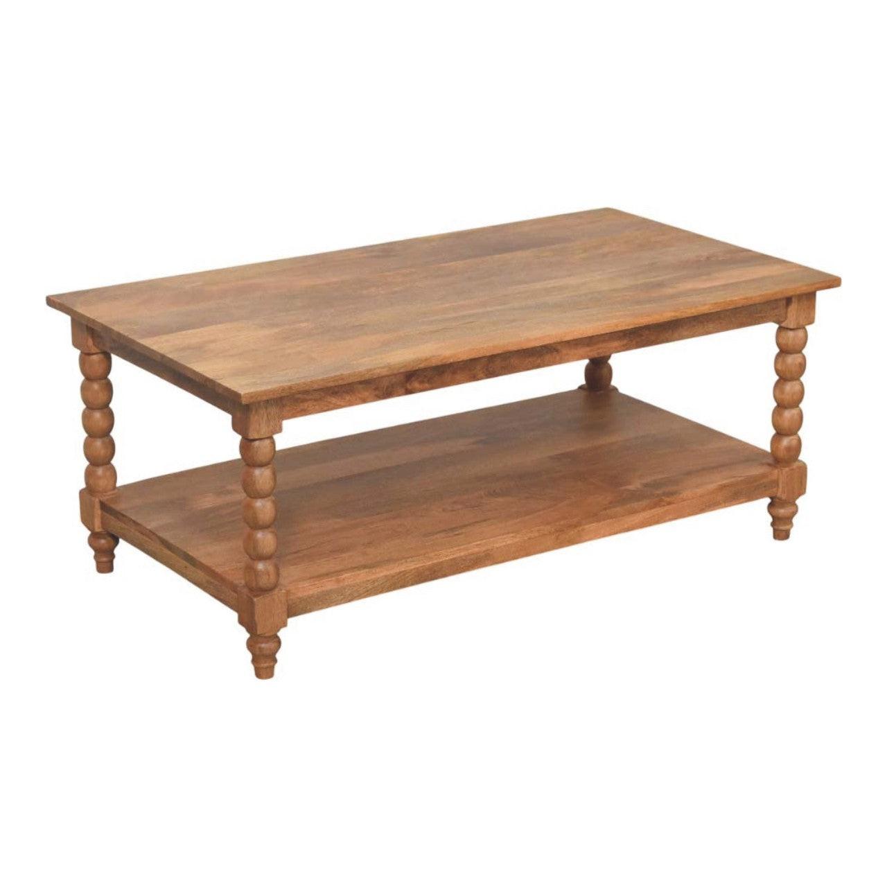 Buy Barley Twist Coffee Table - Solid Mango Wood.