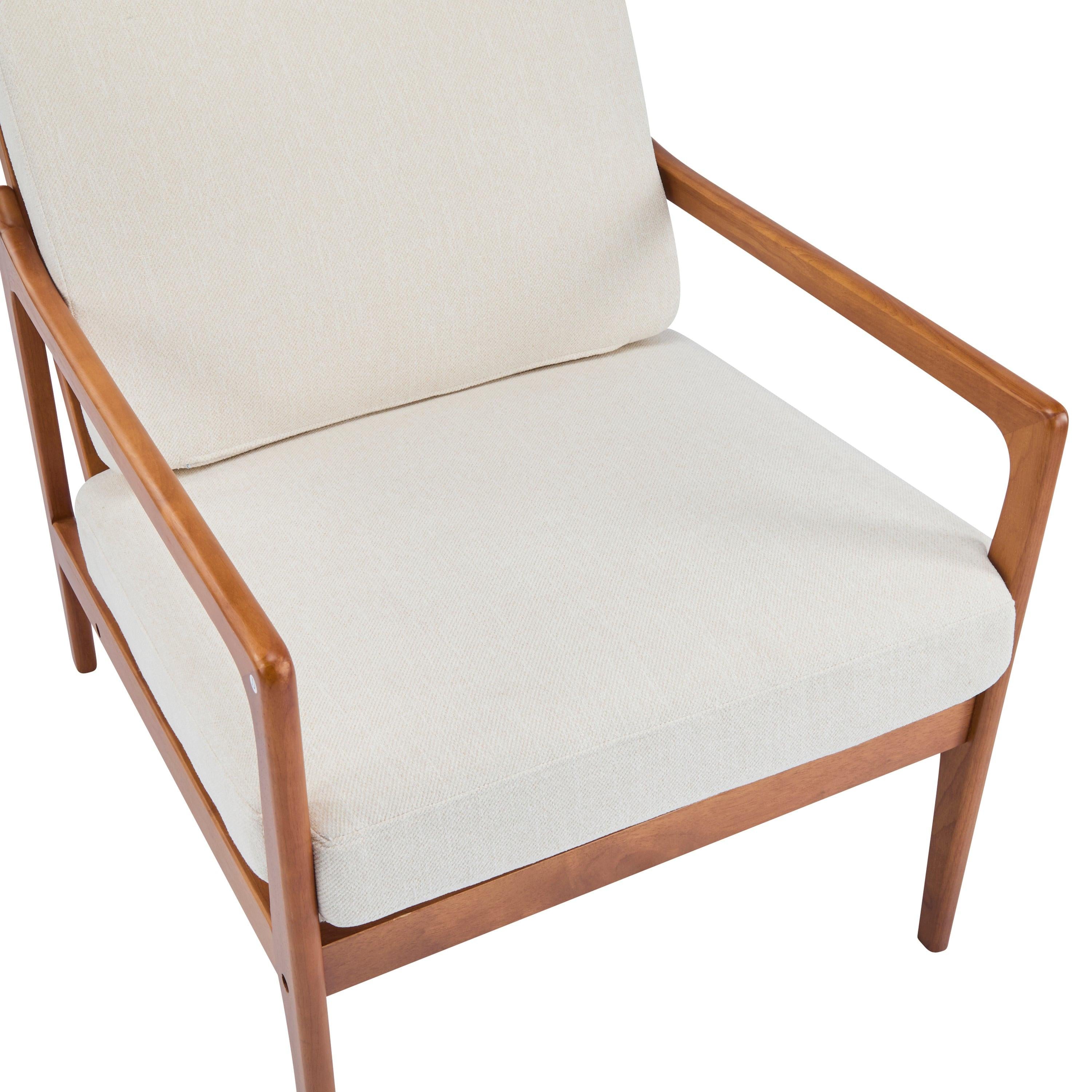 Mid Century Modern Accent Armchair for Living Room.
