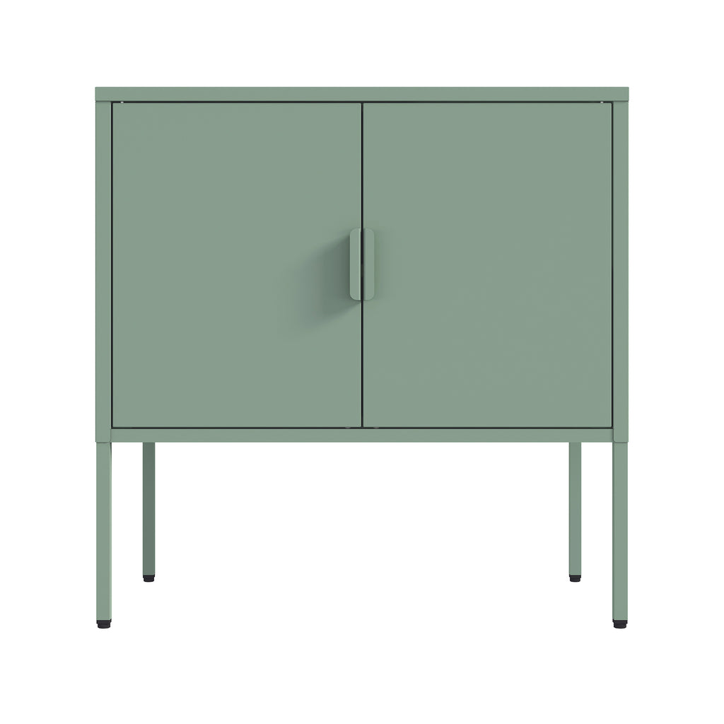 Ava 24' Metal Accent Cabinet in Sage Green