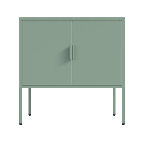 Ava 24' Metal Accent Cabinet in Sage Green